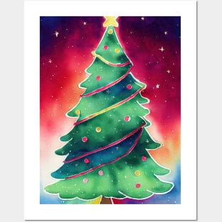 Christmas tree Posters and Art